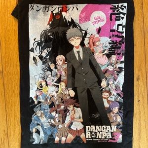 Dangan Ronpa t-shirt; all cotton; medium